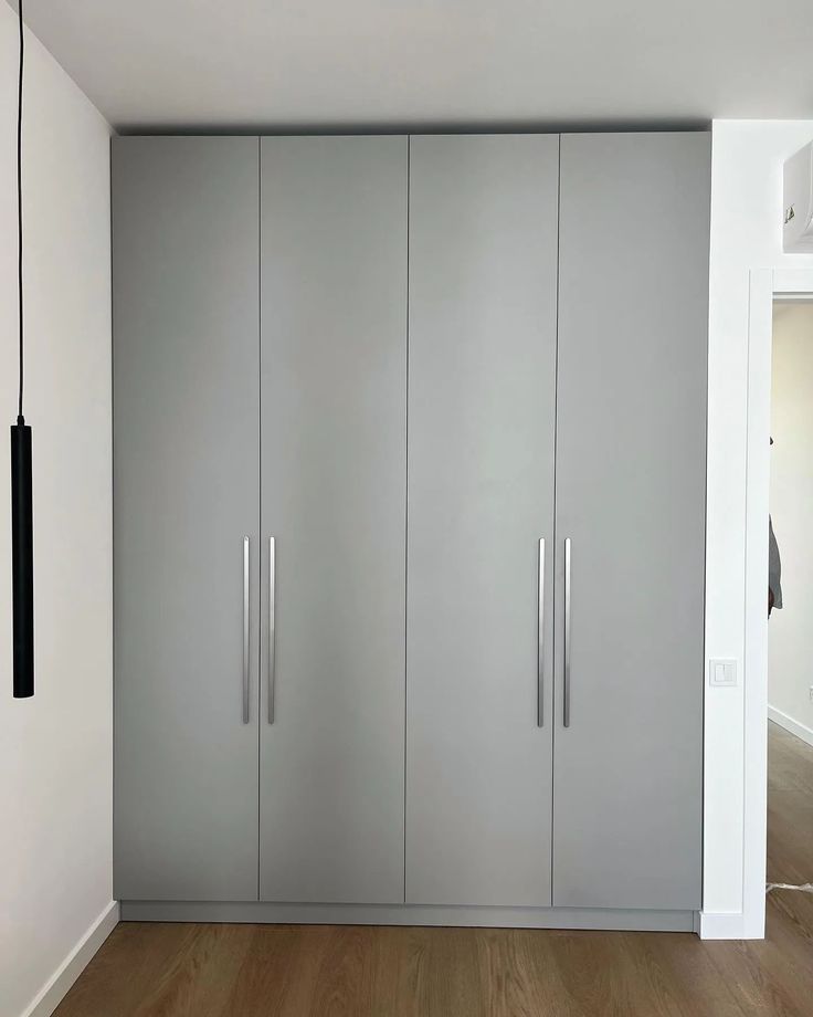 Armario 4 portas Mdf cor _ cimento queimado